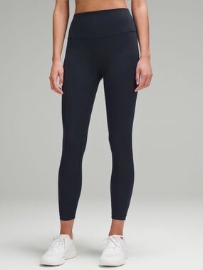 Lululemon Wunder Train High Rise Tight 25” True Navy Size 8
